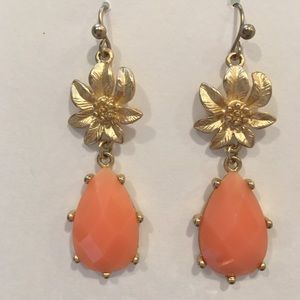 Peach Drop Earring